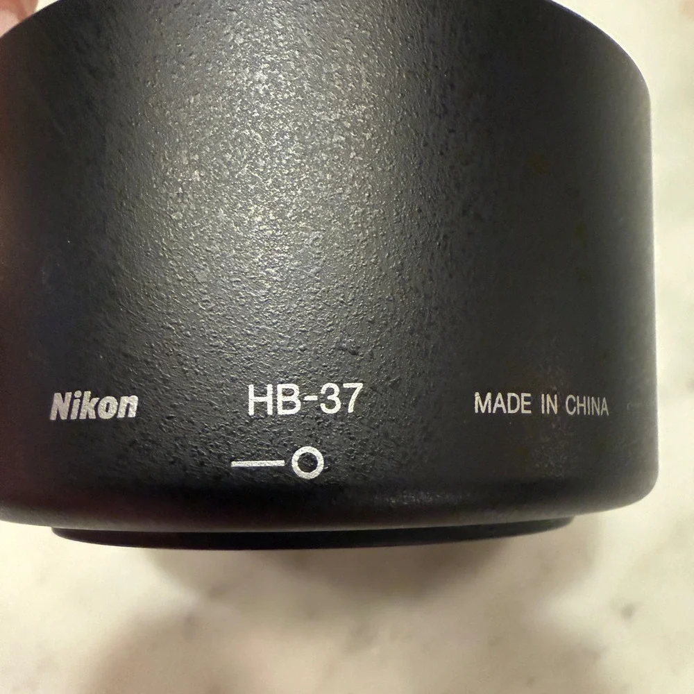 Nikon HB-37 Bayonet Lens Hood for‎ AF-S DX Micro NIKKOR 85mm f/3.5G ED VR Black